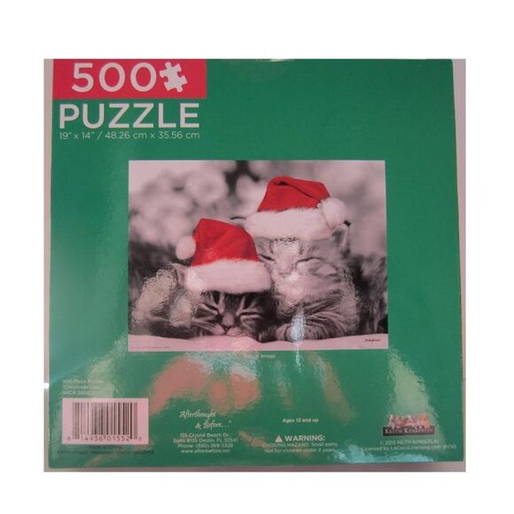 Christmas Cats 500 piece puzzle - Picture 1 of 9